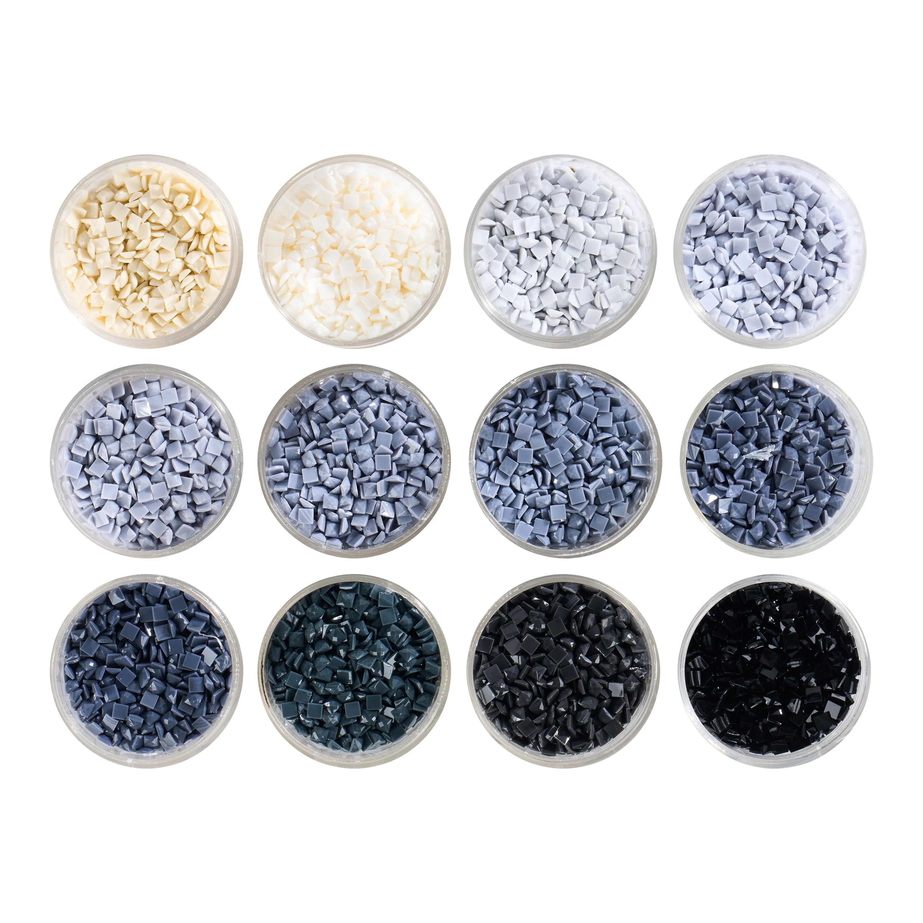 Bling Diamonds – Cool Gray Tones Square (Set of 12) - Image 4