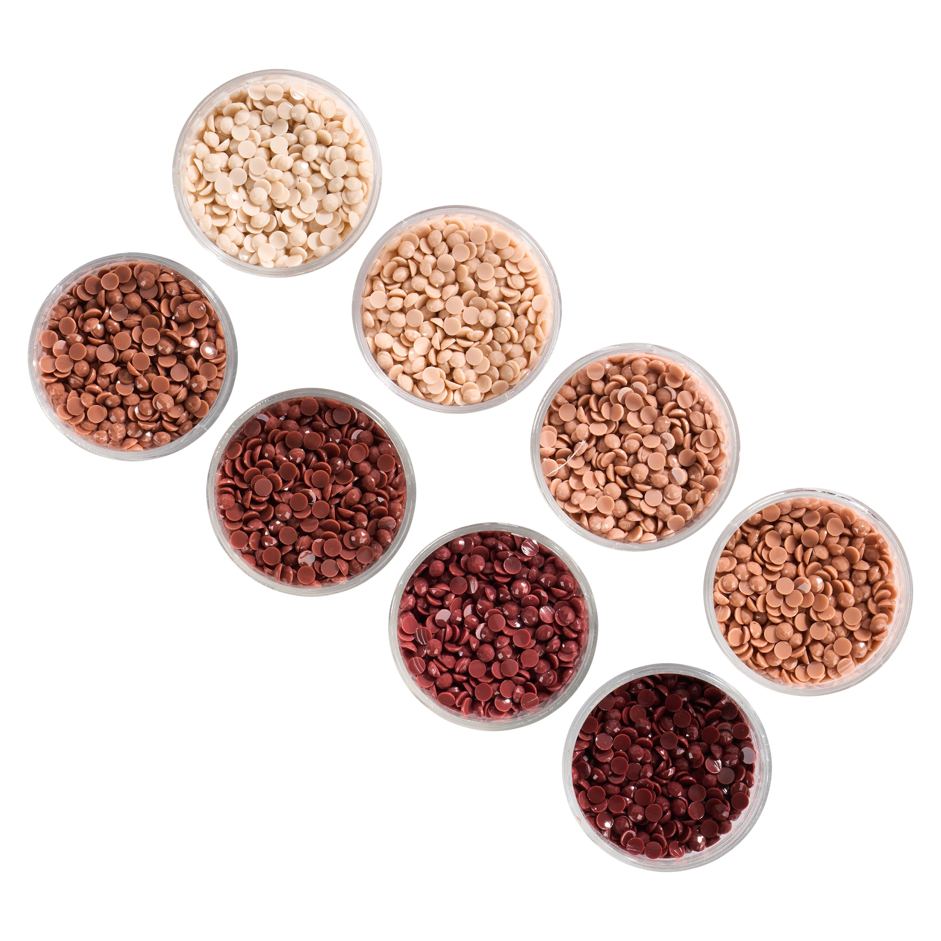 Bling Diamonds – Warm Earthly Tones Round (Set of 8) - Image 4