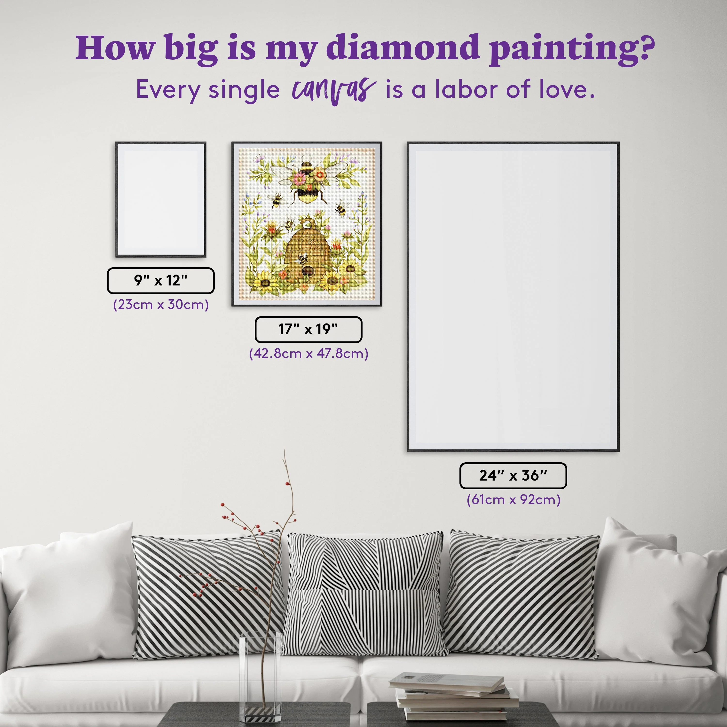 Floral Bee with Hive - Image 4