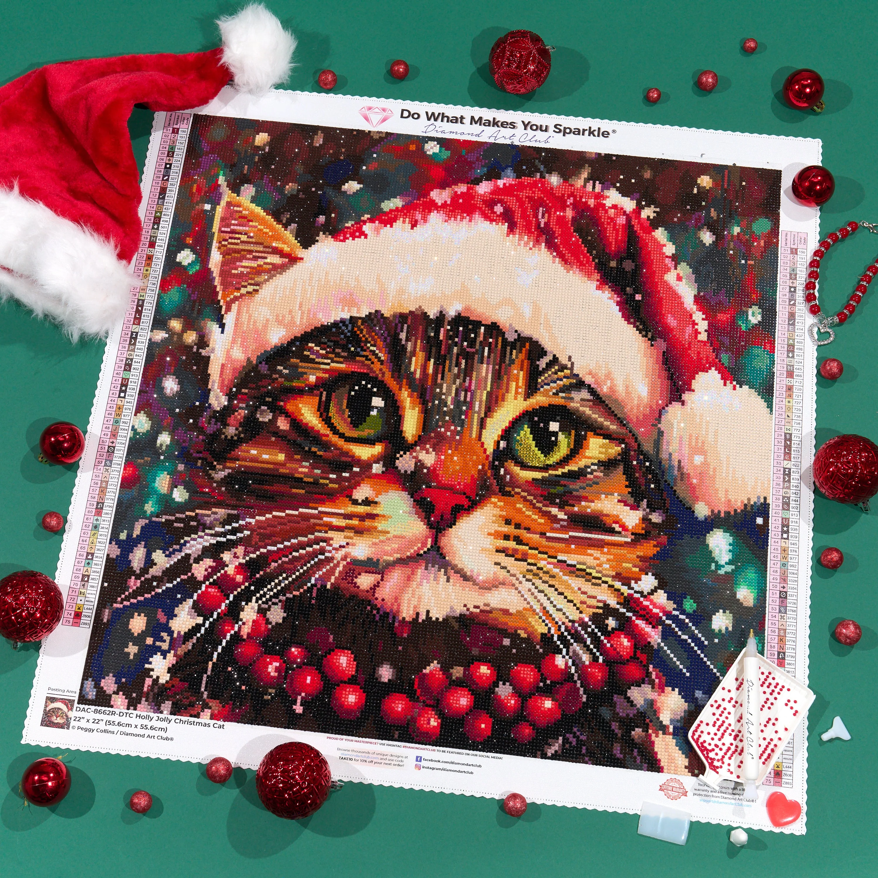 Holly Jolly Christmas Cat - Image 8