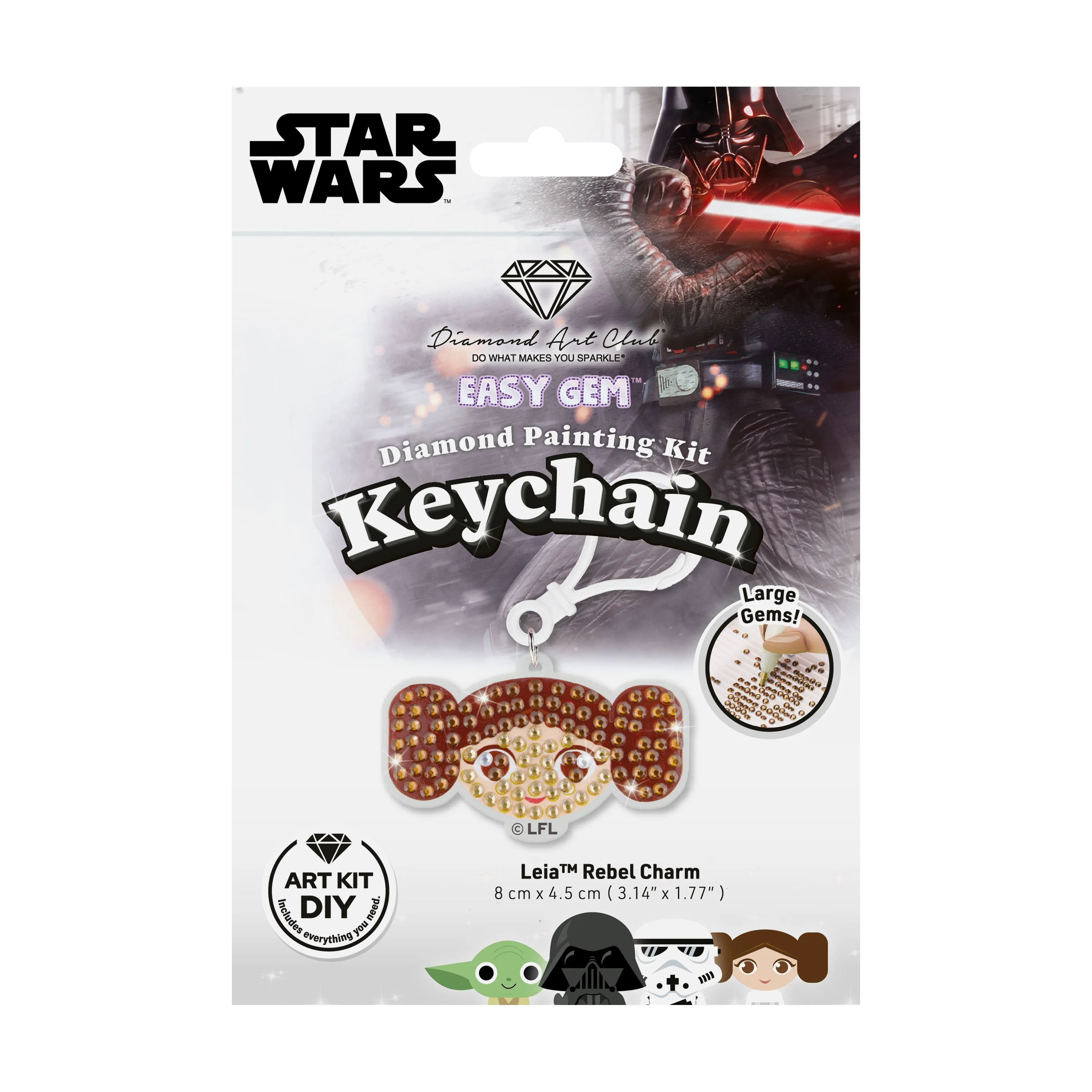 Keychain - Leia™ Rebel Charm - Image 6