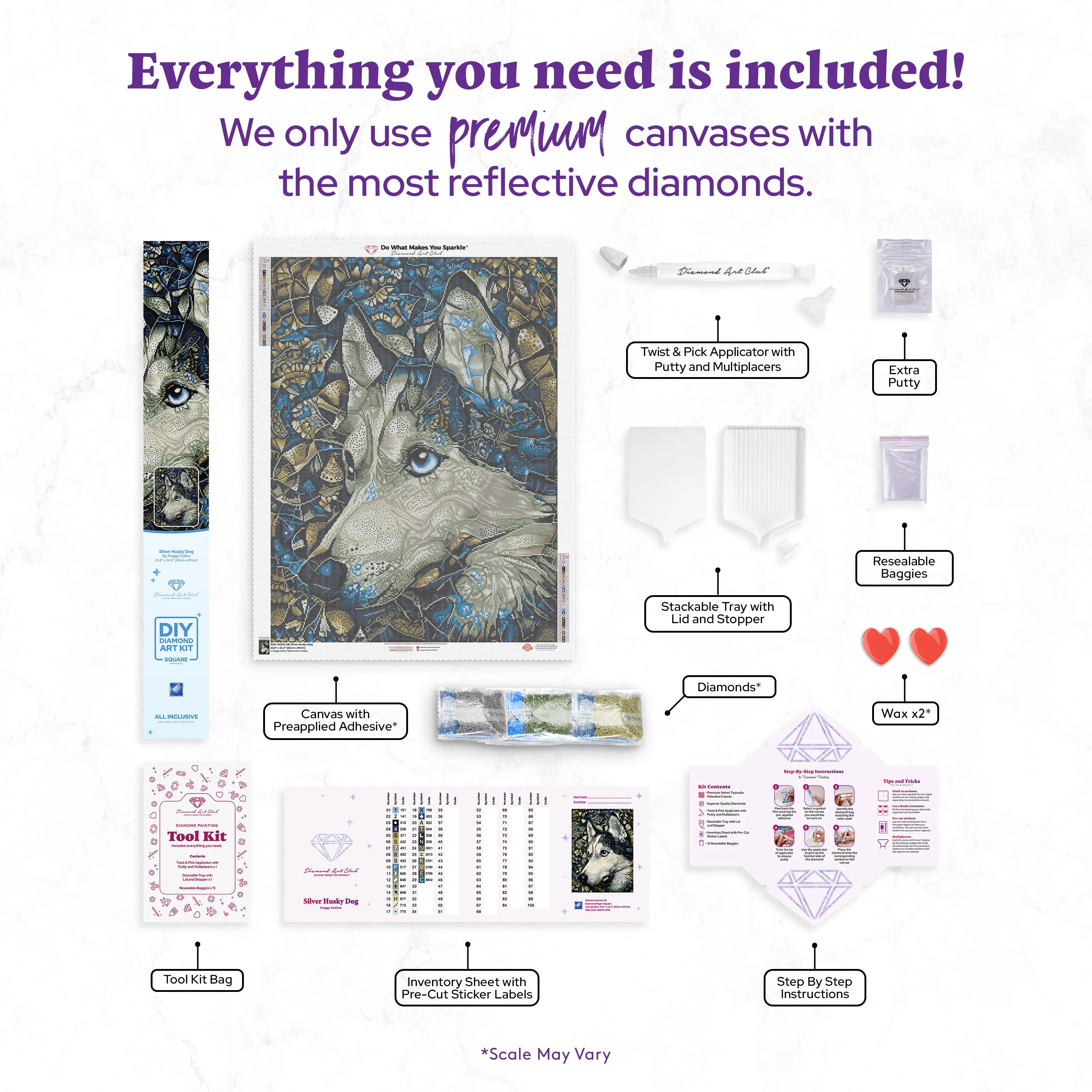 Silver Husky Dog - Image 3