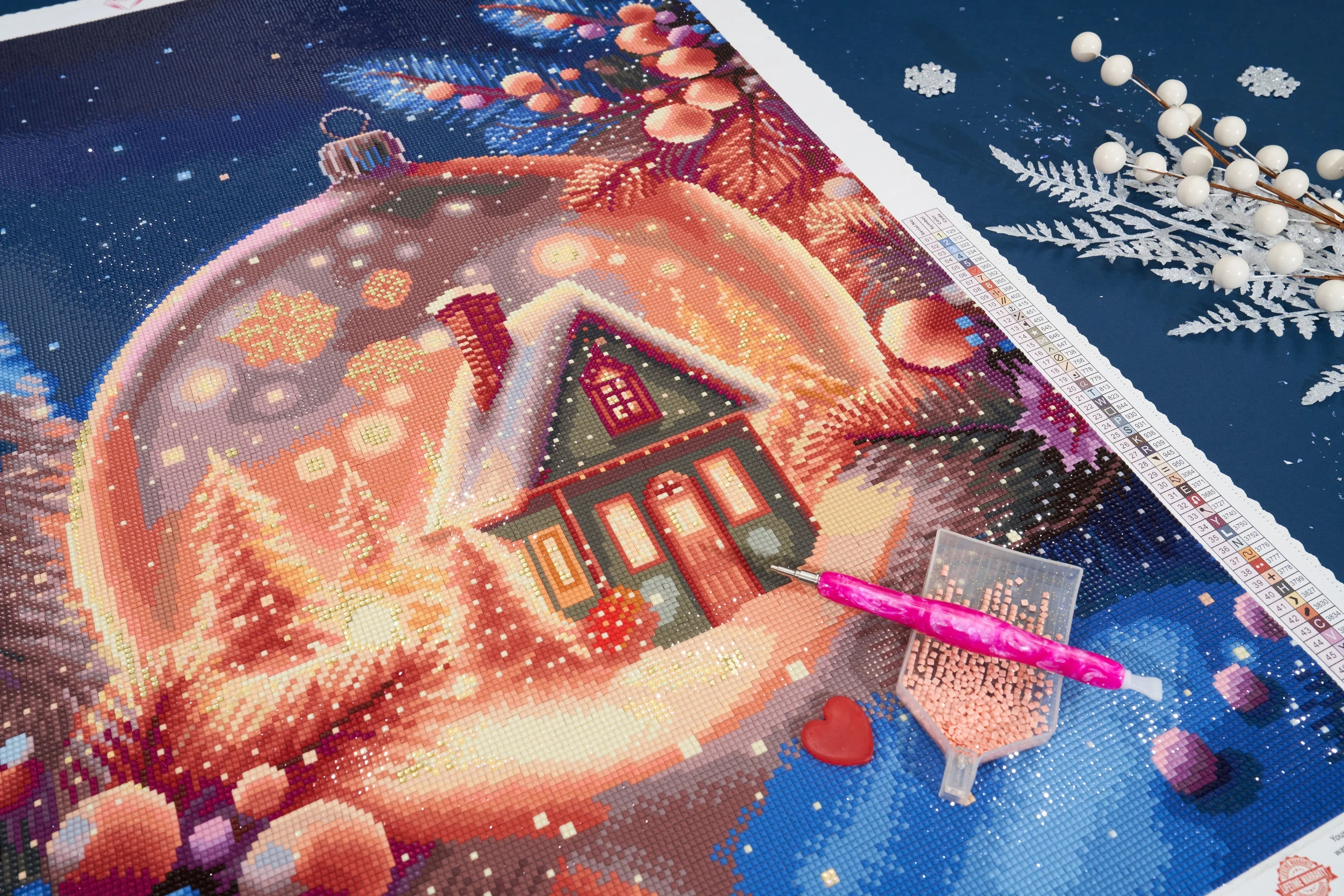 Snow Cabin Ornament - Image 5