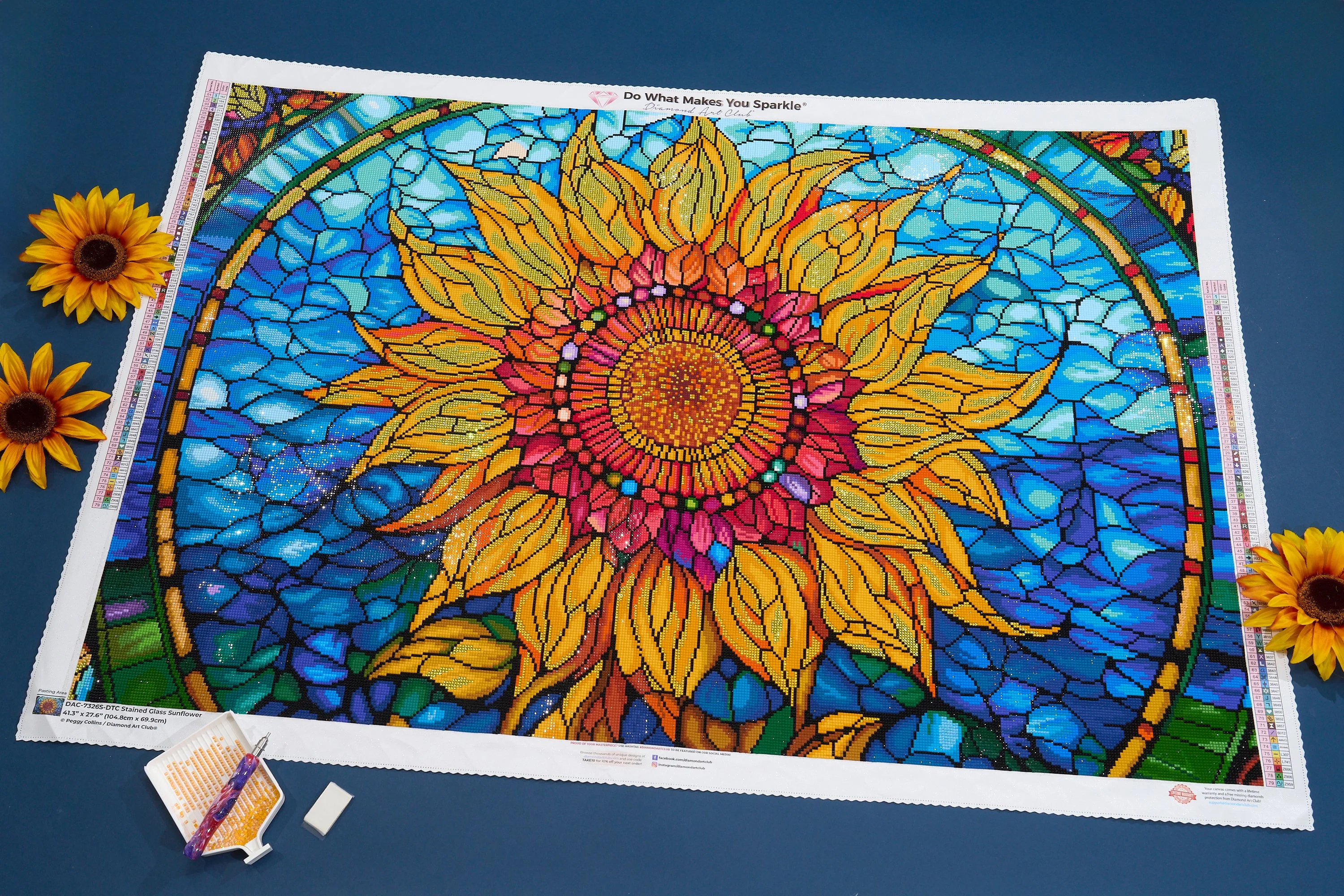 Stained Glass Sunflower - Image 7