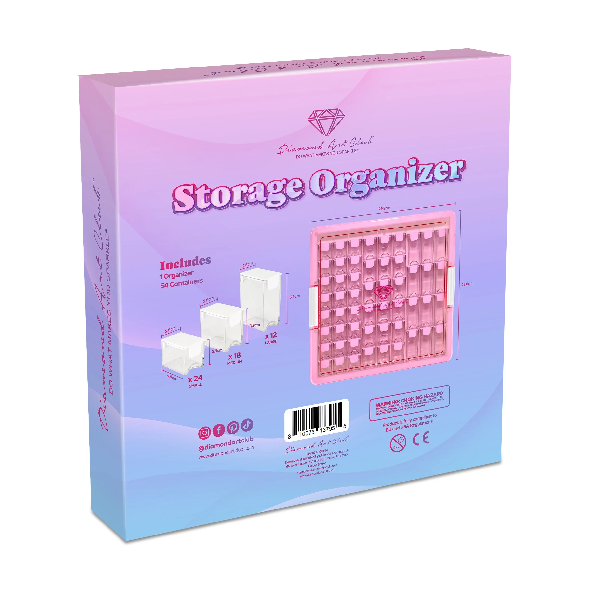 Premium 54-Container Diamond Storage Organizer - Image 7
